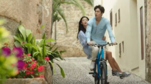 kdrama-couple-on-a-bicycle-scene